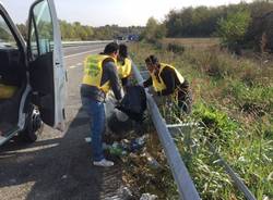 Puliamo il mondo sulla superstrada di Malpensa