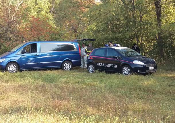 Resti umani nel bosco a Gerenzano