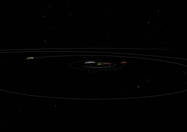 Scoperto asteroide interstellare