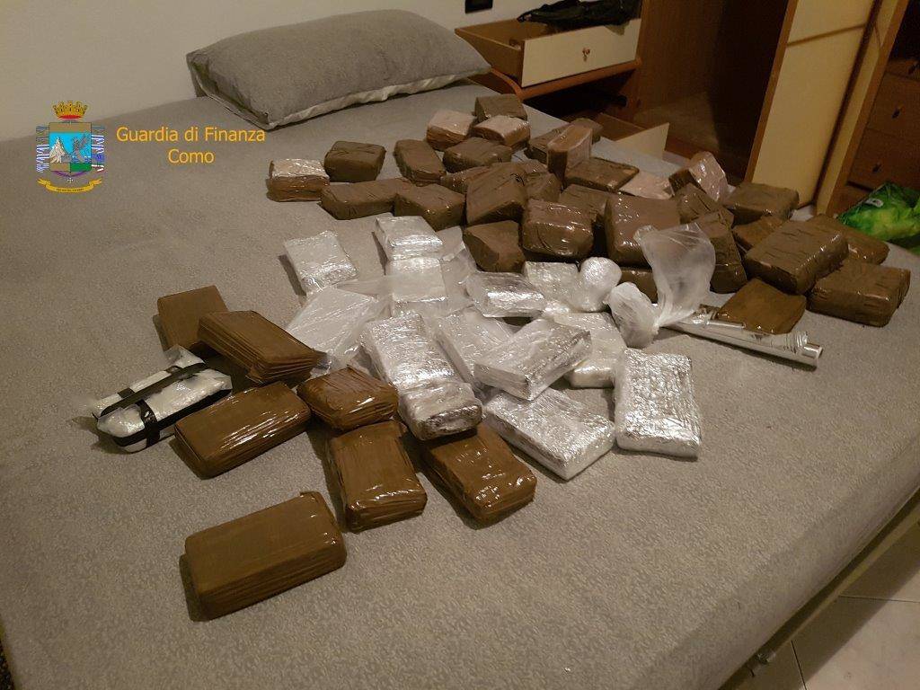 Sequestro di droga a Como, Guardia di Finanza
