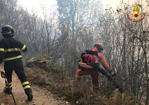 vigili del fuoco osservatorio schiaparelli incendio campo dei fiori