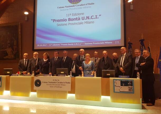 Premio Bontà UNCI al mondo del Volontariato