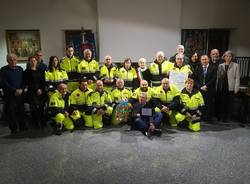 A Gavirate il ringraziamento ai volontari della Protezione Civile