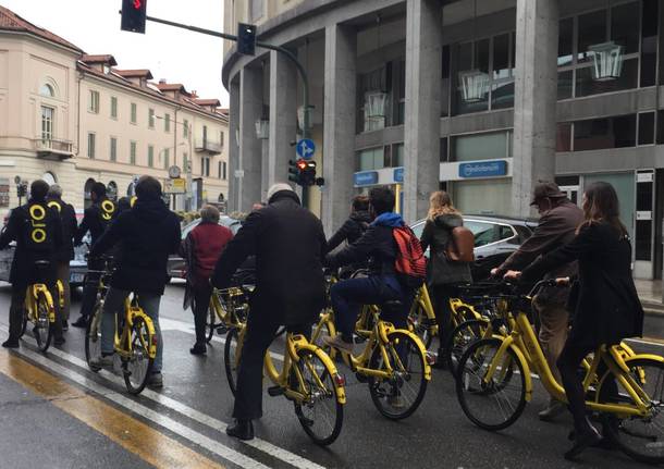 Arriva il bike sharing Ofo a Varese