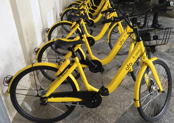 Arriva il bike sharing Ofo a Varese