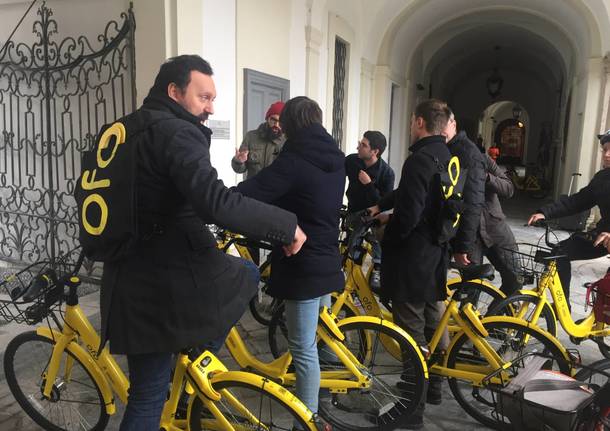 Arriva il bike sharing Ofo a Varese