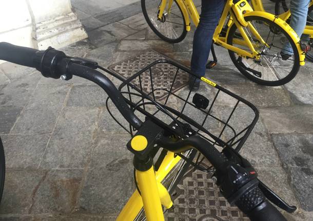 Arriva il bike sharing Ofo a Varese