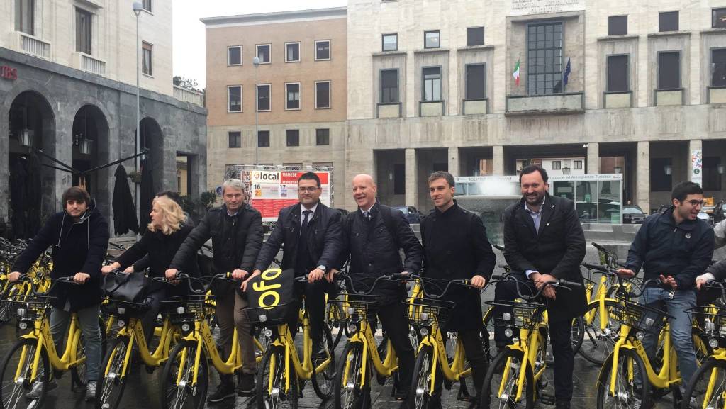 Arriva il bike sharing Ofo a Varese