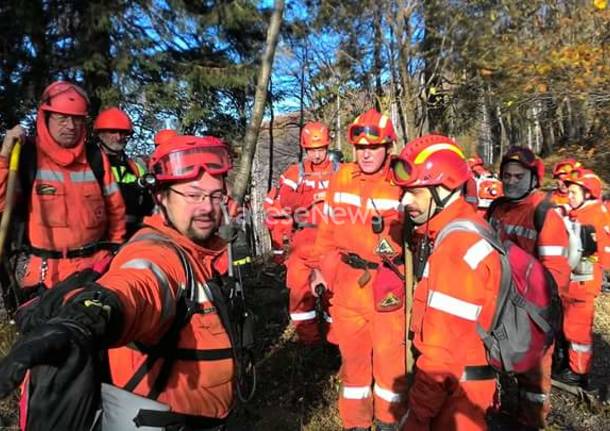 Encomio ai volontari antincendio