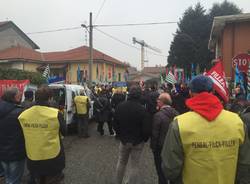 Protesta lavoratori artigiani a Gallarate