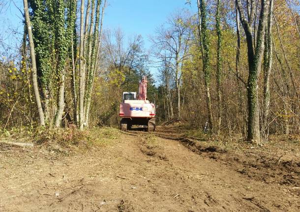 I lavori per l’ampliamento della piazzola rifiuti