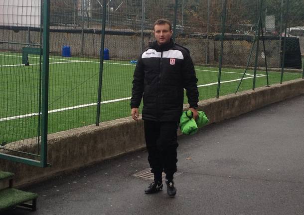 Il primo allenamento al Varese Calcio di Paolo Tresoldi