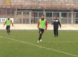 Il primo allenamento al Varese Calcio di Paolo Tresoldi