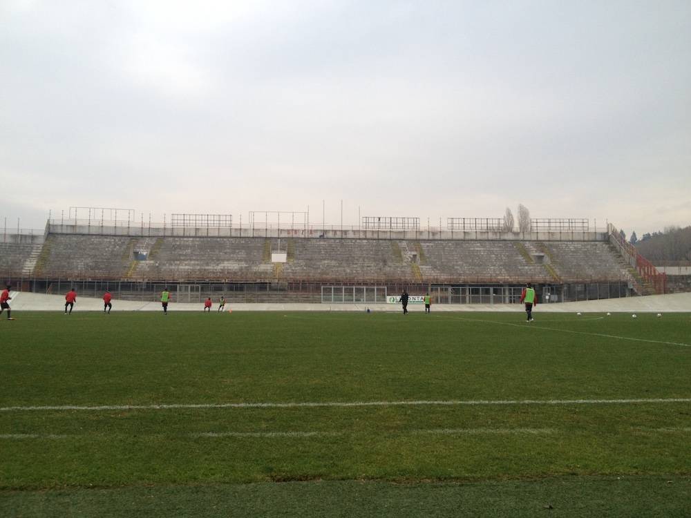 Il primo allenamento al Varese Calcio di Paolo Tresoldi