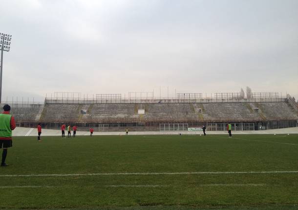 Il primo allenamento al Varese Calcio di Paolo Tresoldi