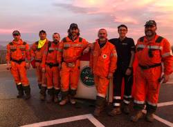 Contro l'incendio del campo dei fiori: la squadra Aib Ana del Brinzio