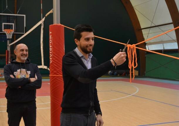 Inaugurazione nuova pavimentazione della tensostruttura – Canegrate