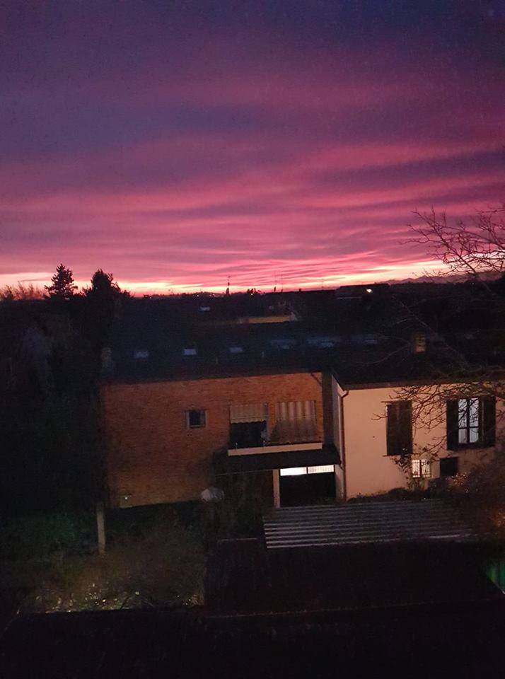 il super tramonto di martedì 21 novembre 2017