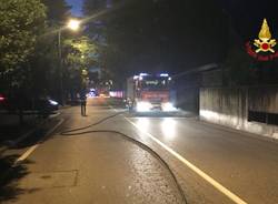 incendio vettura in viale ippodromo