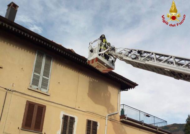 Interventi dei vigili del fuoco per il vento, 13 novembre 2017