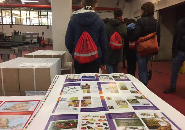 PMIDay: gli studenti dell'Anna Frank in visita alla Tipografica Varese