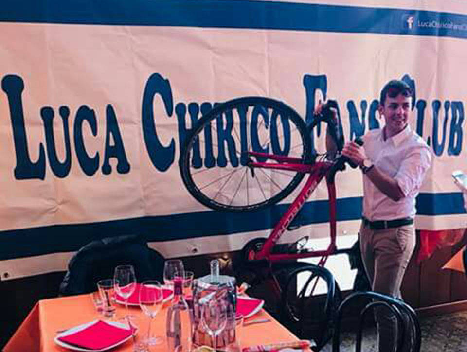 Porto Ceresio: festa per Luca Chirico