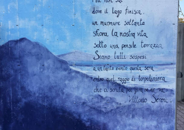 Un murales e una poesia per abbellire la scuola Sereni