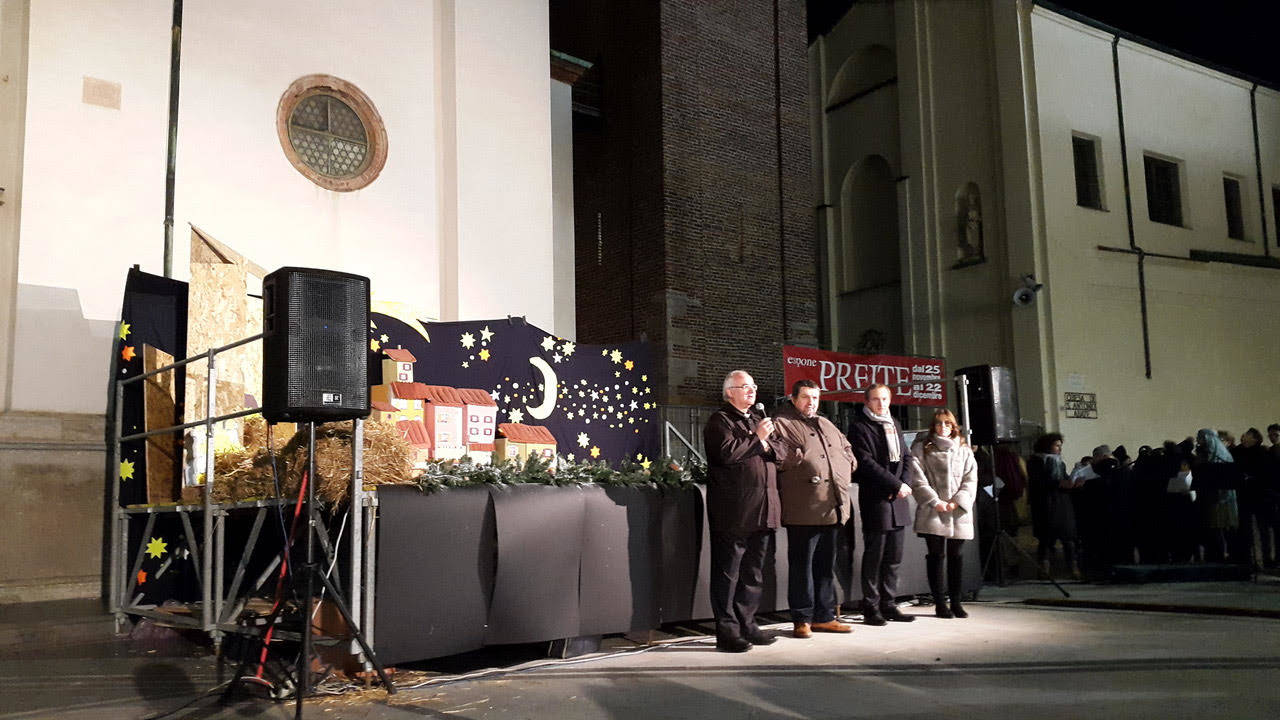 Presepe vivente in piazza santa Maria