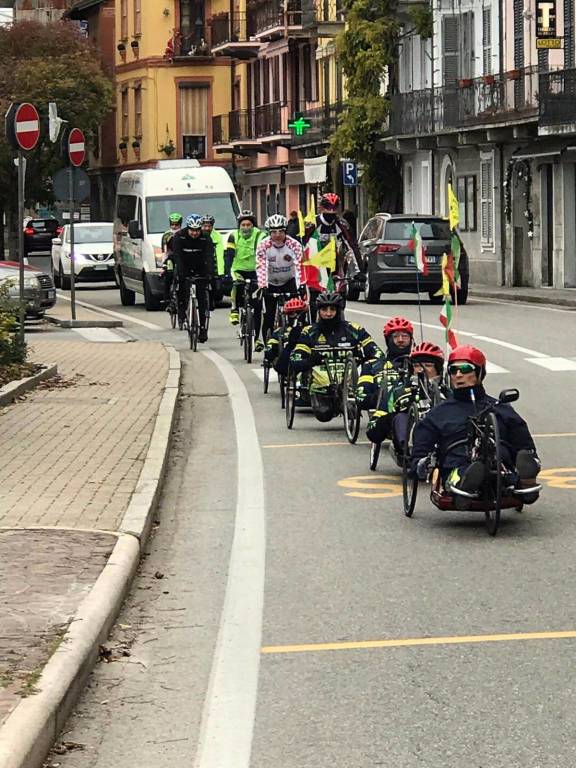 Da Malpensa a Belgirate in handbike