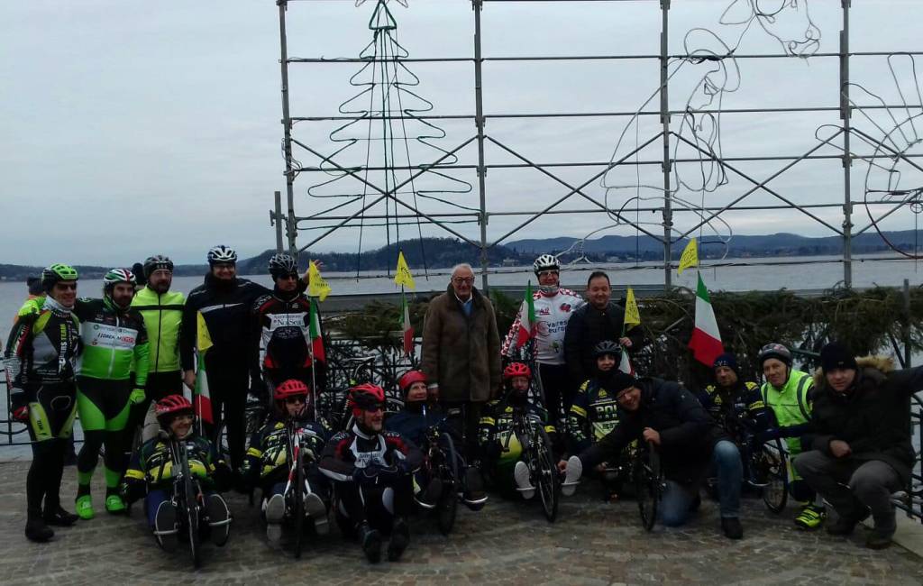 Da Malpensa a Belgirate in handbike