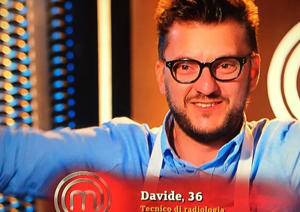 Davide nella cucina di Masterchef