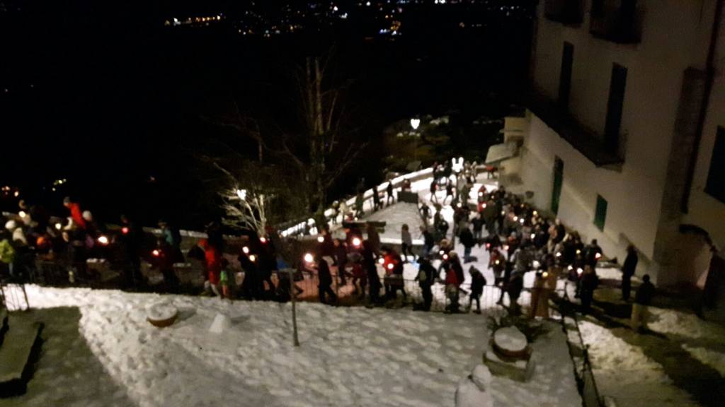 Fiaccolata al sacro Monte 2017