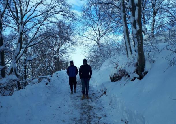 Il Campo dei Fiori sotto la neve