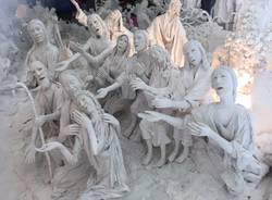 Il presepe di gesso dell'ospedale di Circolo