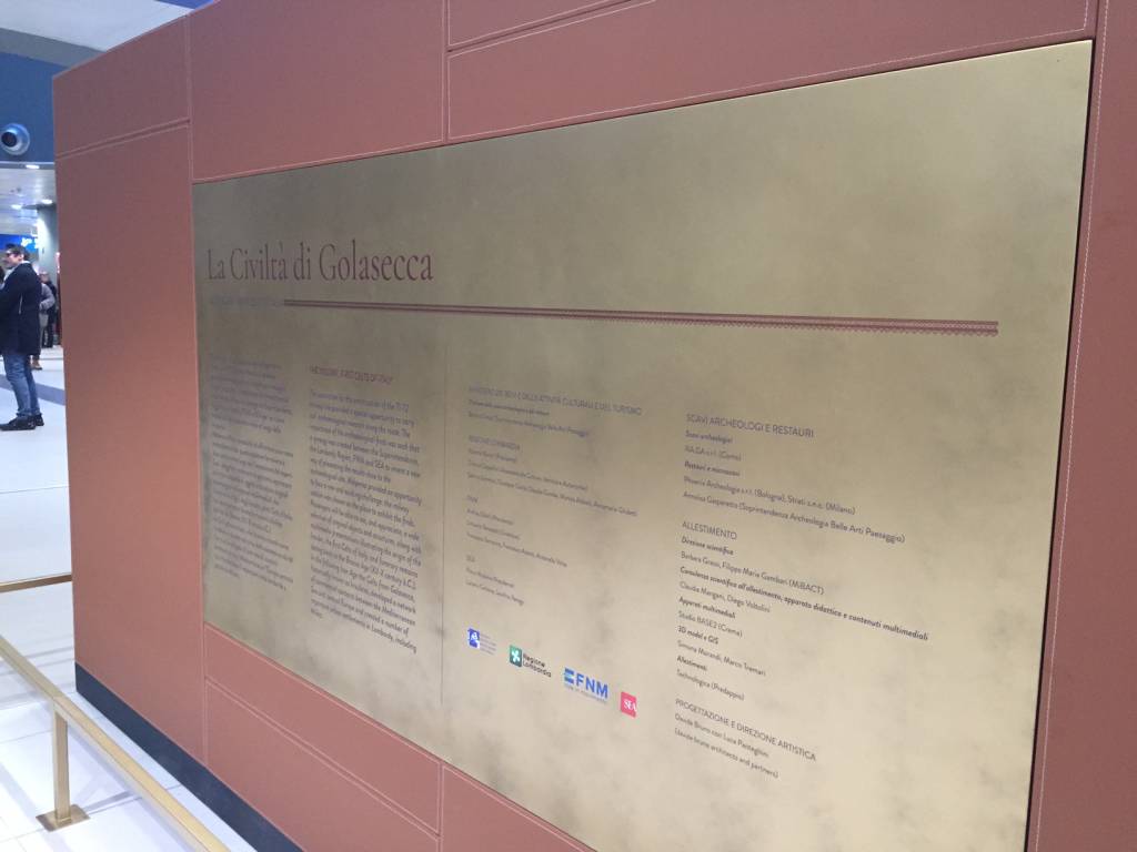 inaugurazione mostra Golasecca stazione T2