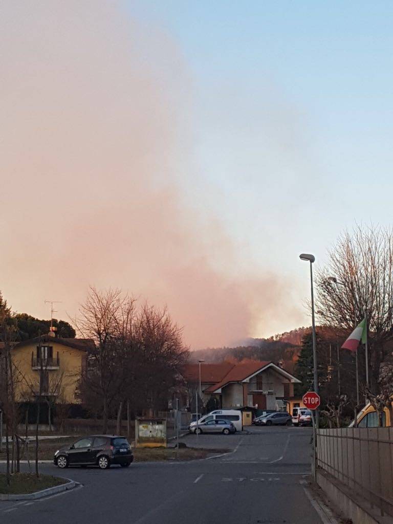 Incendio Oriano Sesto Calende