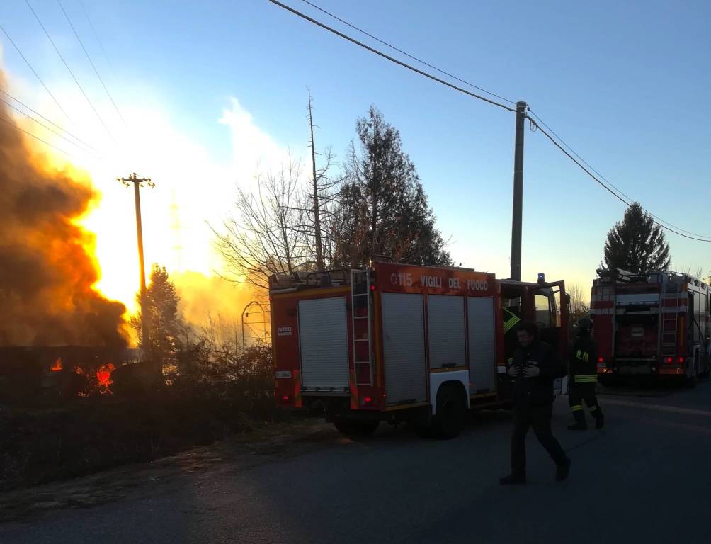 incendio Quinzano San Pietro