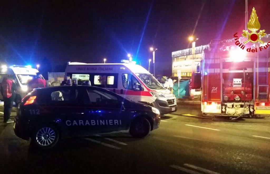 Incidente mortale a saronno