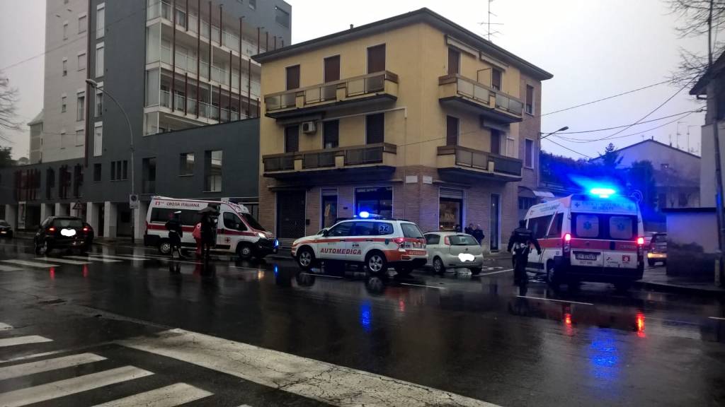 incidente viale diaz busto arsizio