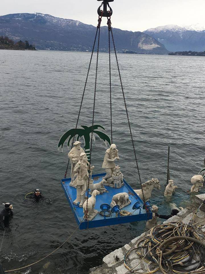 Laveno Presepe sommerso Natale 2017
