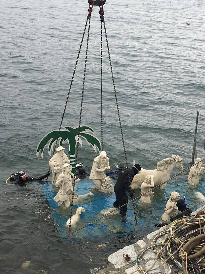 Laveno Presepe sommerso Natale 2017