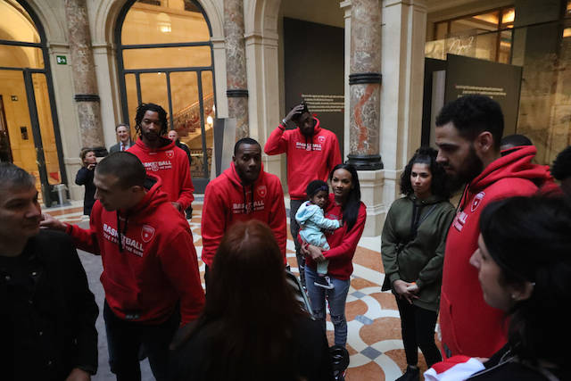 Pallacanestro Varese in visita alle Gallerie d'Italia di Milano