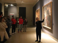 Pallacanestro Varese in visita alle Gallerie d'Italia di Milano