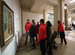 Pallacanestro Varese in visita alle Gallerie d'Italia di Milano