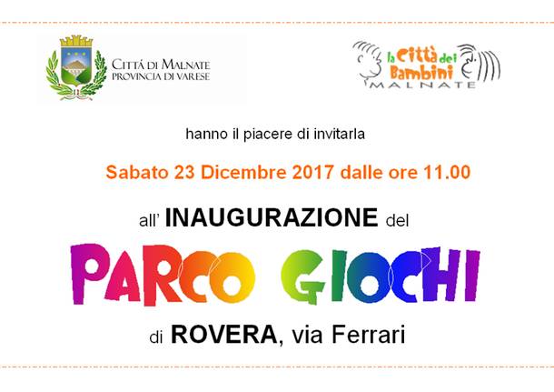 parco giochi rovera