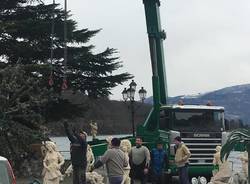 Posato il presepe nella acque del Maggiore - Natale 2017 - foto di Manuela Debbia