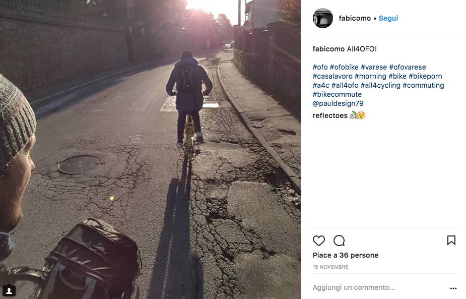 Un mese di ofo su instagram