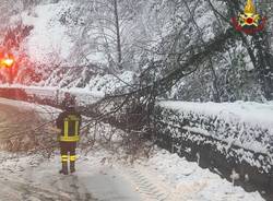 Vigili del fuoco, interventi per la neve 