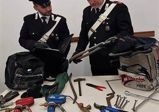 carabinieri furto rame