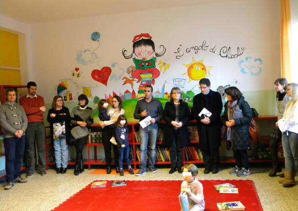 Cuasso al Monte - Inaugurato l'angolo di lettura alla scuola elementare